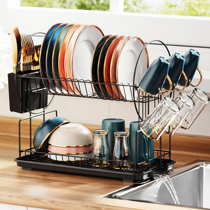 HyDry: Compact 2-Tier Dish Drying Solution